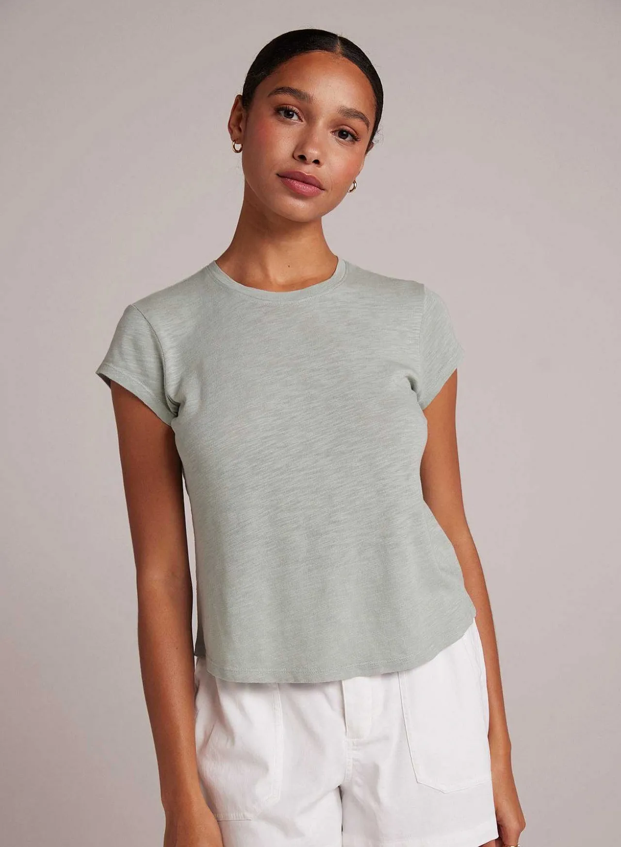 Baby Crew T-Shirt - Oase Groen>Bella Dahl Store