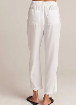 Broek Met Ladderafwerking En Zak - Wit>Bella Dahl Clearance