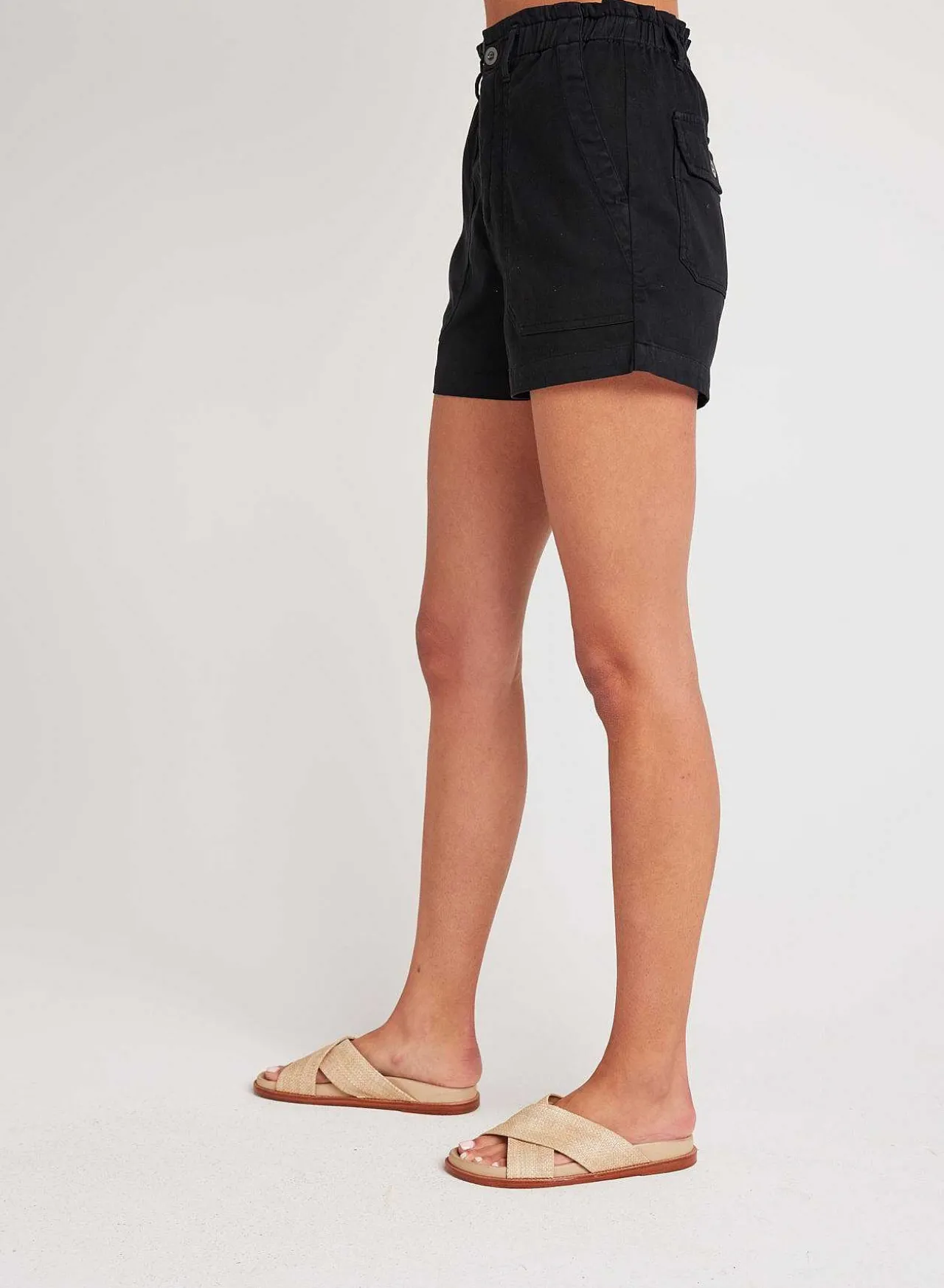 Callie Ruche Kort - Vintage Zwart>Bella Dahl Best