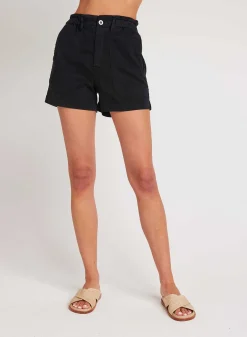 Callie Ruche Kort - Vintage Zwart><noscript><img width=