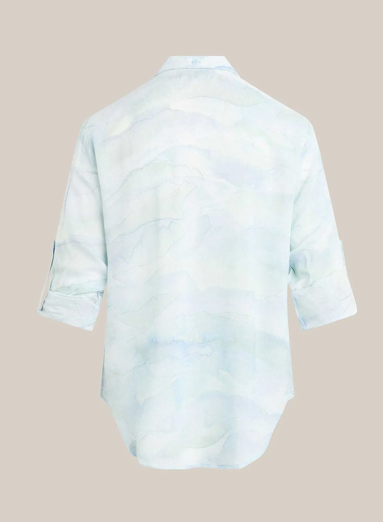Capri Button-Down Overhemd - Golven Camoprint>Bella Dahl Best Sale