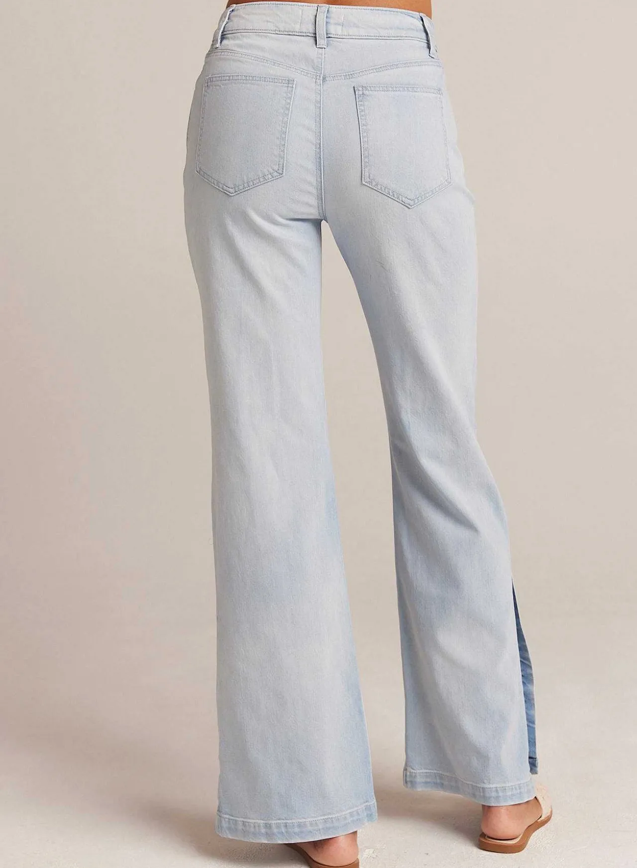 Cleo Jeans Met Zijsplit - Ocean Mist Wash>Bella Dahl Best Sale