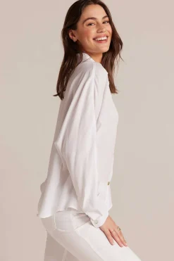 Domanmouw Met Knoopsluiting - Wit>Bella Dahl Clearance