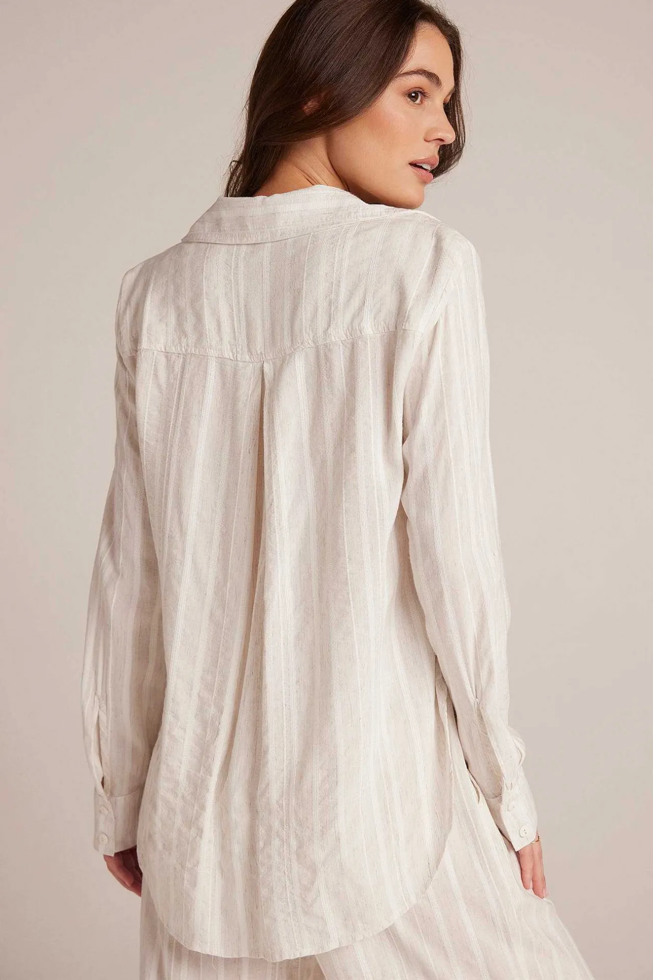 Flowy Button-Down - Witte Zandstreep>Bella Dahl Hot
