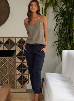 Frayed Tencel Cami - Zacht Leger><noscript><img width=