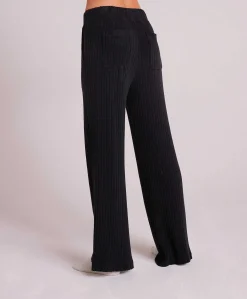 Gemakkelijke Broek Met Wijde Pijpen - Zwart>Bella Dahl Fashion