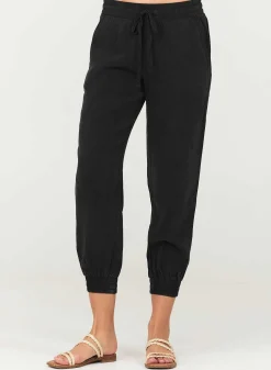 Gemakkelijke Joggingbroek Met Trekkoord - Vintage Zwart><noscript><img width=