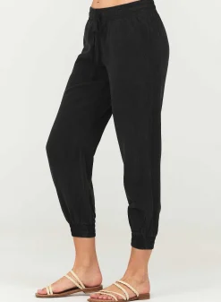 Gemakkelijke Joggingbroek Met Trekkoord - Vintage Zwart><noscript><img width=