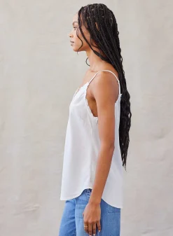 Gerafeld Tencel Cami - Mistige Lucht><noscript><img width=