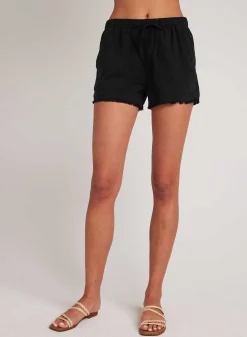 Gerafelde Zoomzak Kort - Vintage Zwart>Bella Dahl Store