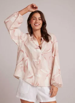 Gesmokt Raglanshirt Met Lange Mouwen En Fresco-Bloemenprint>Bella Dahl Best Sale