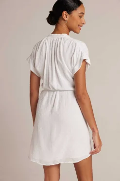 Gesmokte Jurk Met Riem - Wit>Bella Dahl New