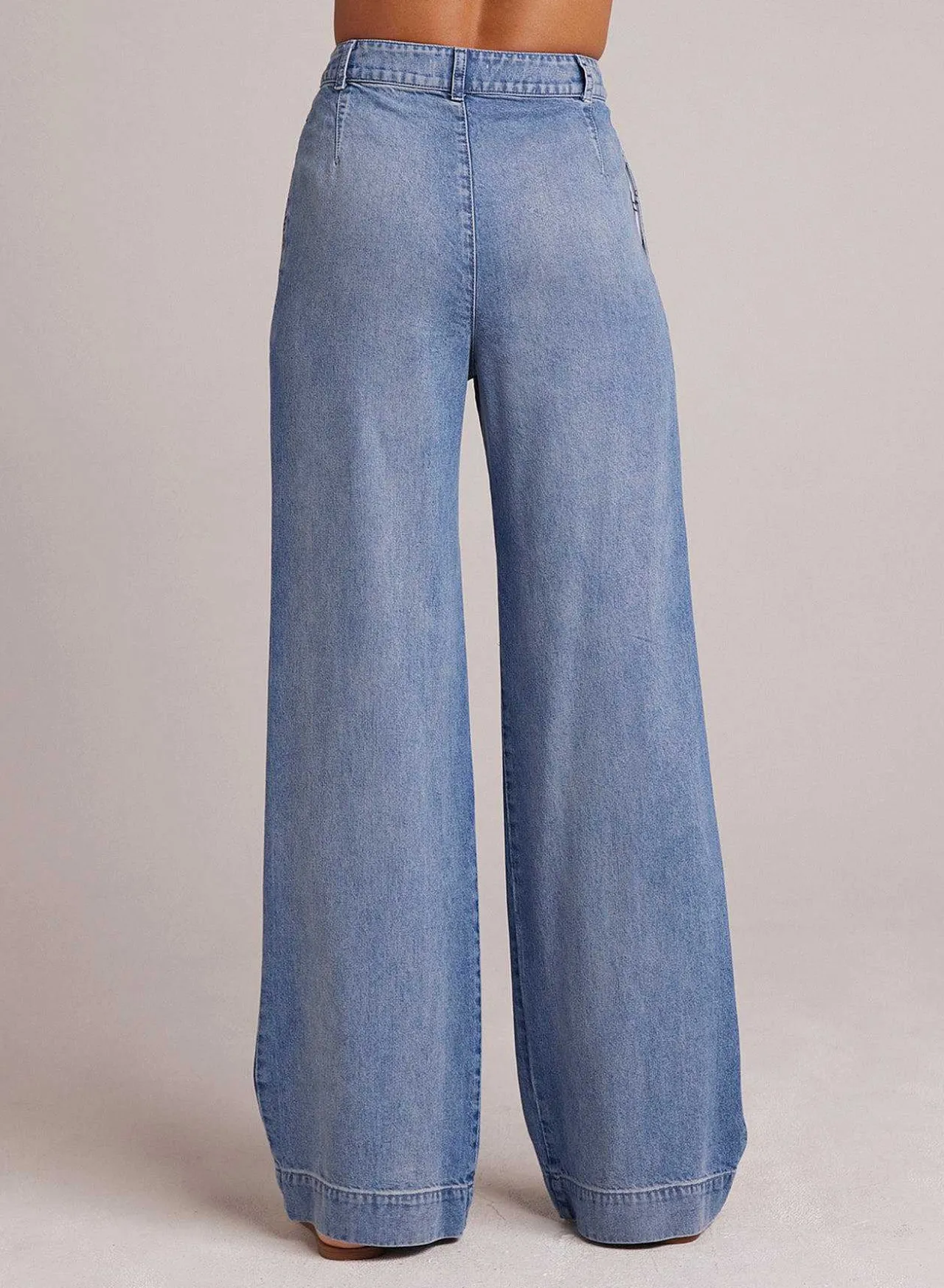 Greta Geplooide Broek Met Wijde Pijpen - Pacific Salt Wash>Bella Dahl Outlet
