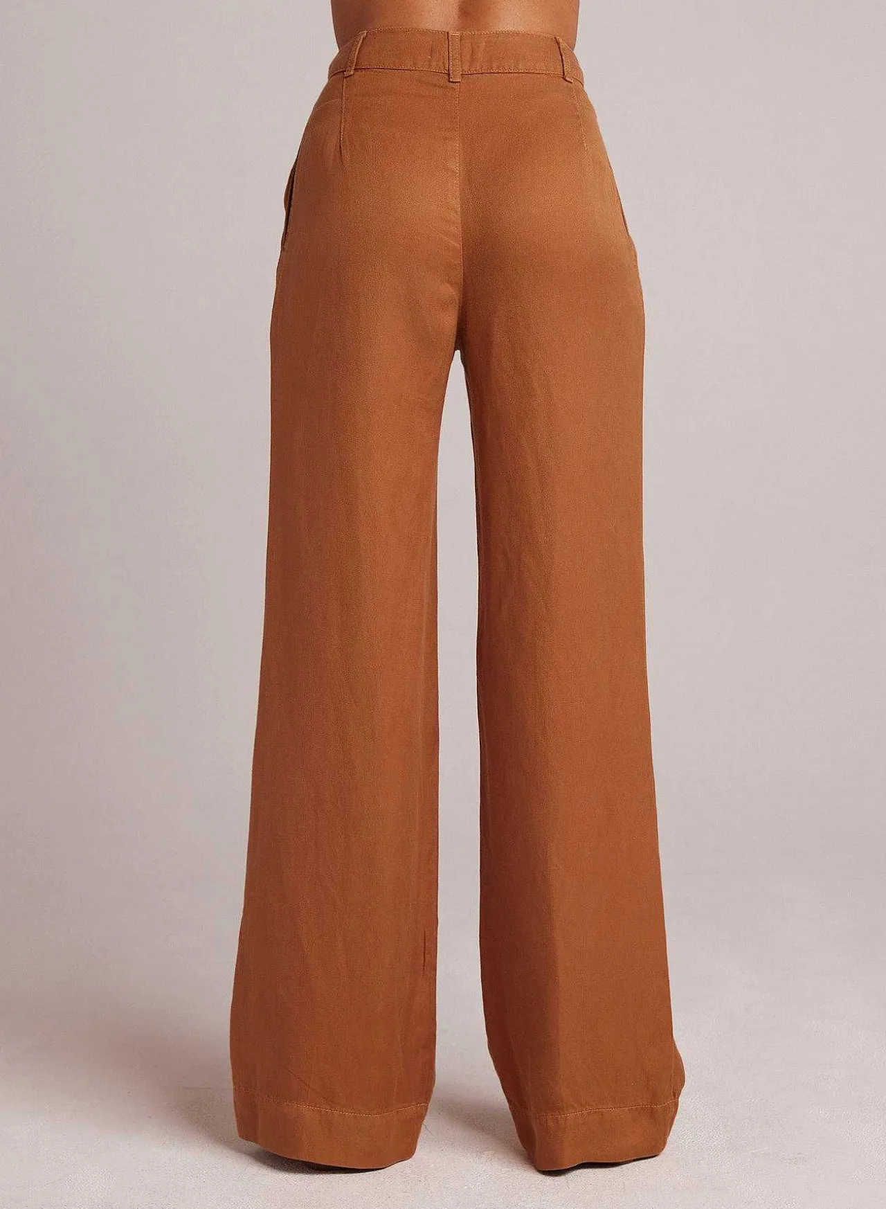 Greta Geplooide Broek Met Wijde Pijpen - Gouden Henna>Bella Dahl Hot