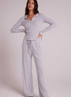Henley Met Lange Mouwen - Zilverstreep><noscript><img width=
