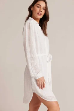Jurk Met Riem En Verborgen Sluiting - Wit>Bella Dahl Hot