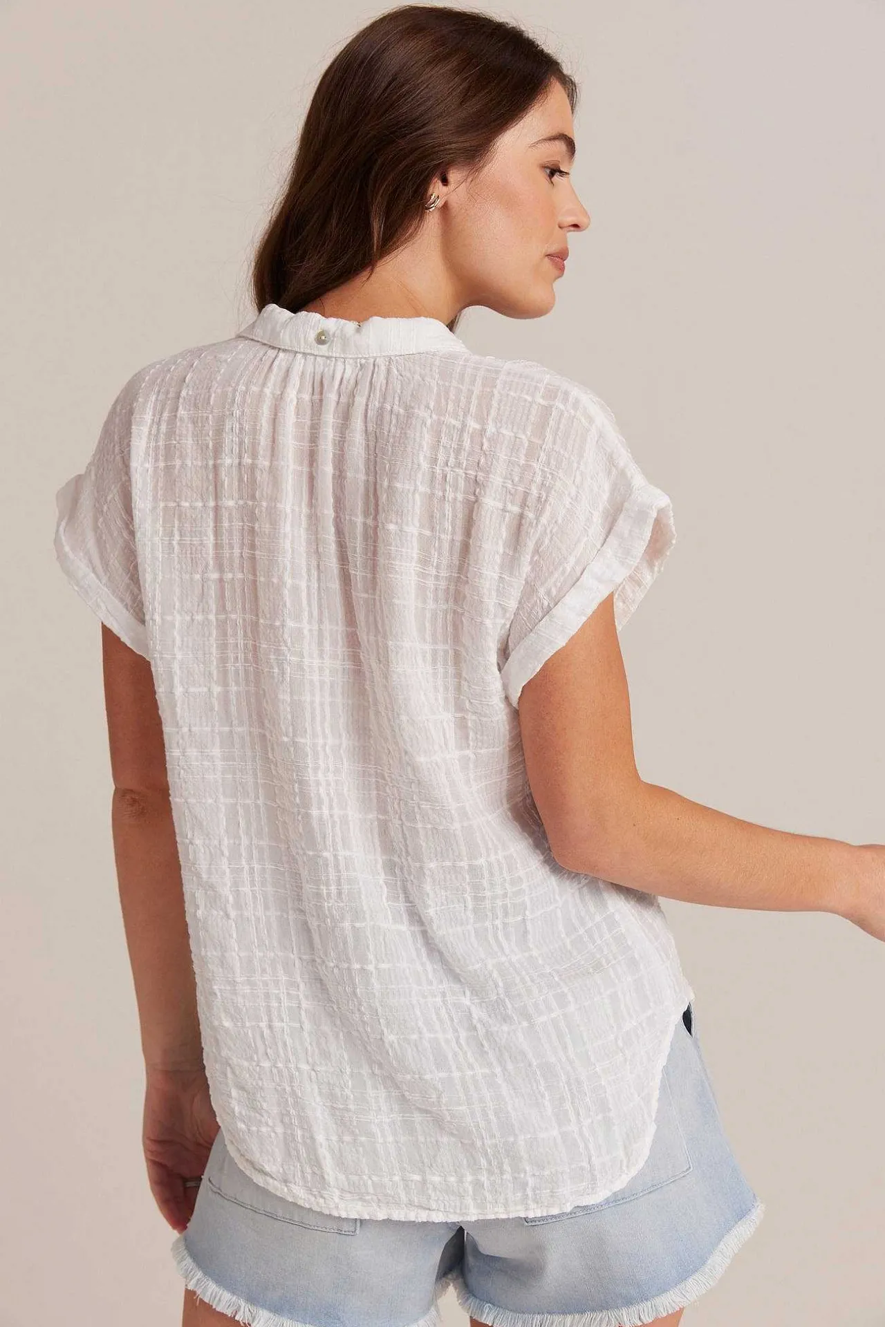 Kapmouw Met Knoopsluiting - Wit>Bella Dahl Cheap