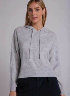 Kasjmier Trui Met Capuchon - Heather Fog>Bella Dahl Fashion