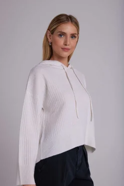 Kasjmier Trui-Hoodie - Winterwit><noscript><img width=