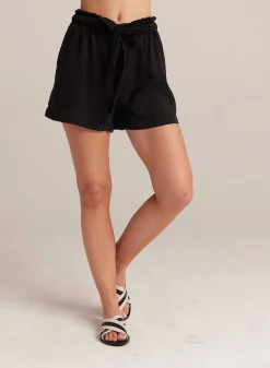 Kayla Tailleband Met Ruches Kort - Zwart>Bella Dahl Shop