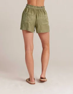 Kayla Tailleband Met Ruches Kort - Kaki Leger><noscript><img width=