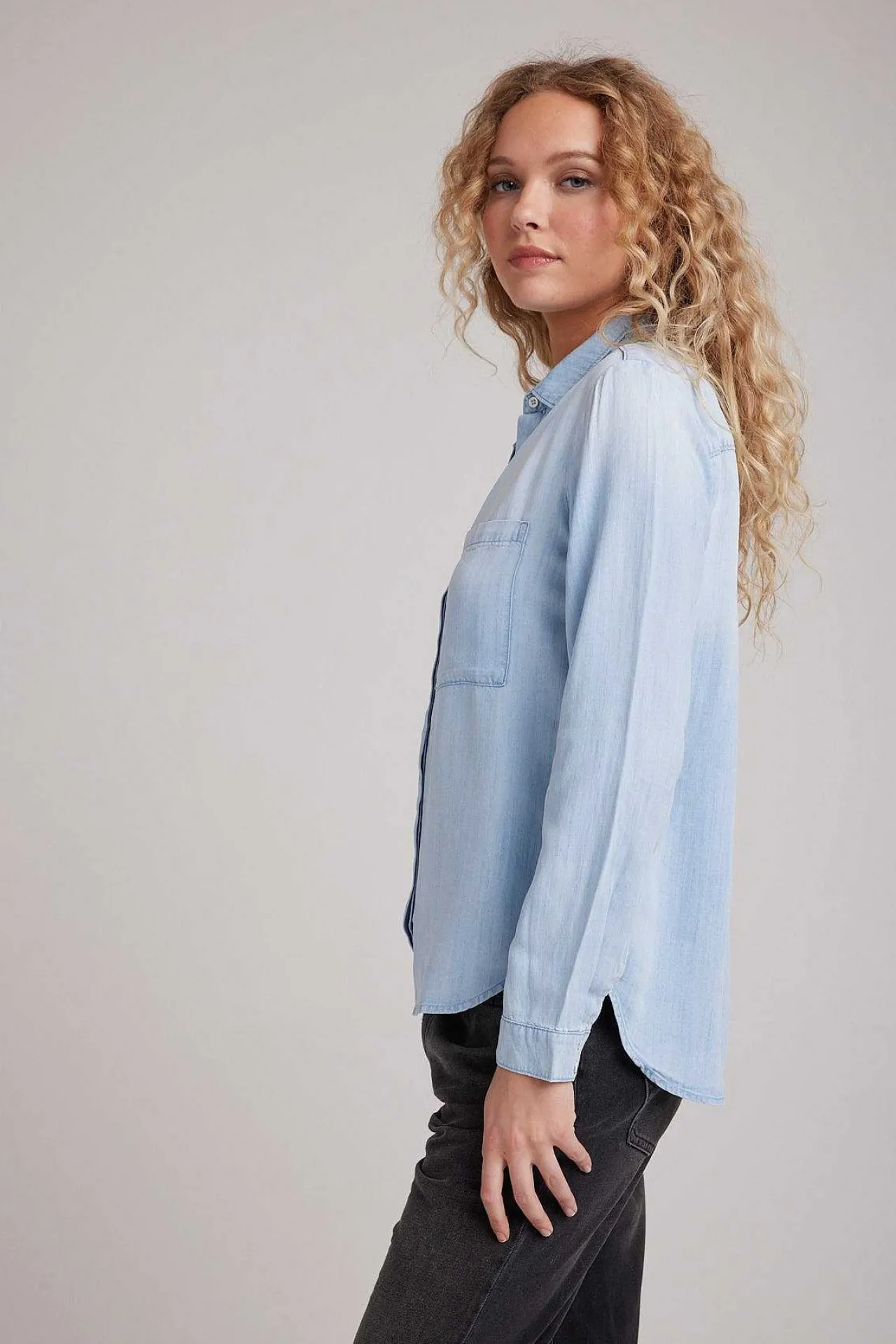 Klassieke Button-Down Met Twee Zakken - Sunbleach Wash>Bella Dahl Flash Sale