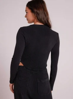 Korte Ronde Hals - Zwart>Bella Dahl Outlet