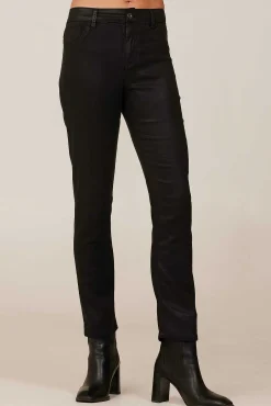 Lennon Luxe Broek Met Rechte Pijpen - Zwart>Bella Dahl Cheap