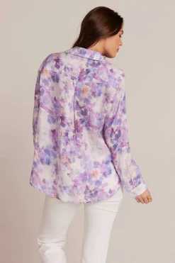 Linnen Zak Met Knoopsluiting - Iris Bloemenprint>Bella Dahl Fashion