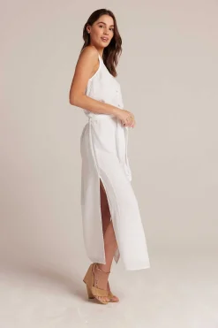 Mouwloze Jurk Met Knoopsluiting Aan De Voorkant, Wit>Bella Dahl Fashion