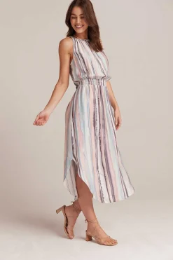Mouwloze Midi-Jurk Met Gesmokte Taille En Kuststreepprint>Bella Dahl Best Sale