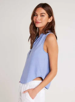 Mouwloze Trui - Peri Blauw>Bella Dahl Flash Sale