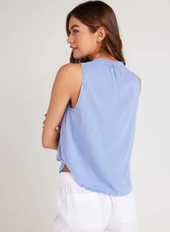 Mouwloze Trui - Peri Blauw><noscript><img width=