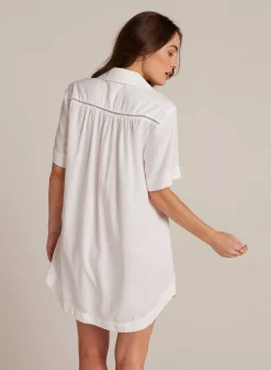 Overhemdjurk Met Ladderafwerking - Wit>Bella Dahl Sale