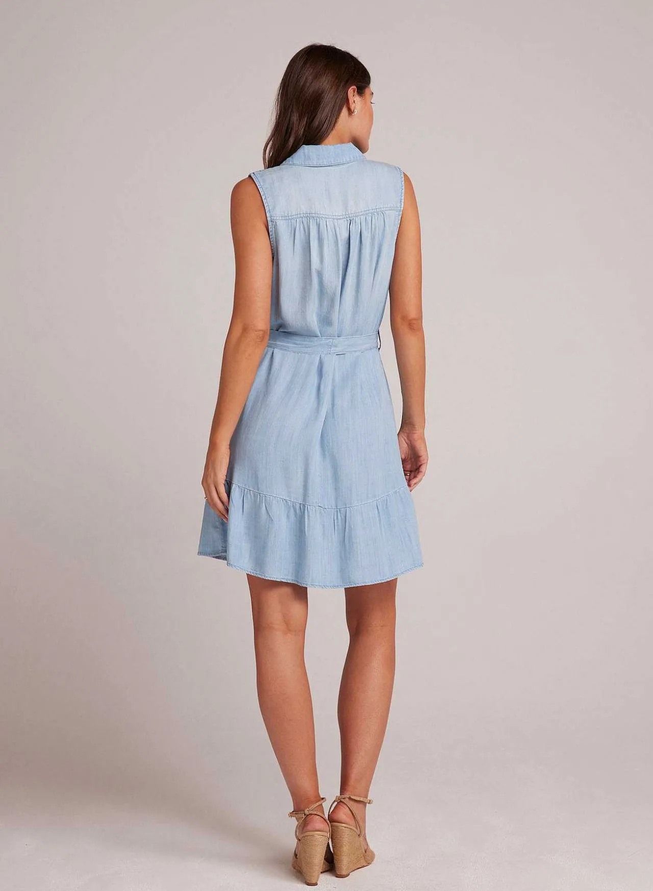Overhemdjurk Met Plooien En Ruches - Caribbean Wash>Bella Dahl Outlet