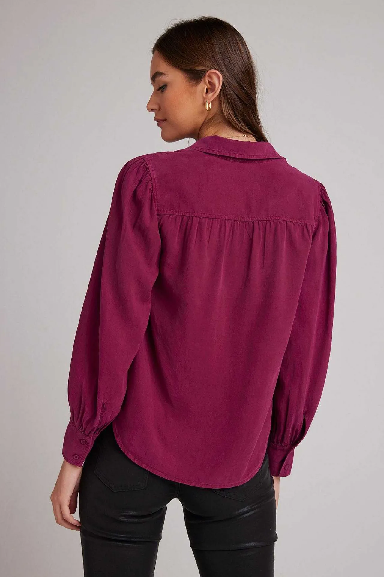 Pin Verscholen Knop Omlaag - Donker Magenta>Bella Dahl Sale