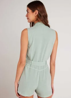 Rompertje Met Ritssluiting Aan De Voorkant - Oasis Green>Bella Dahl Hot