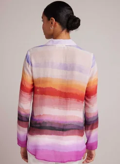Schoon Overhemd - Canyon-Streepprint>Bella Dahl Flash Sale