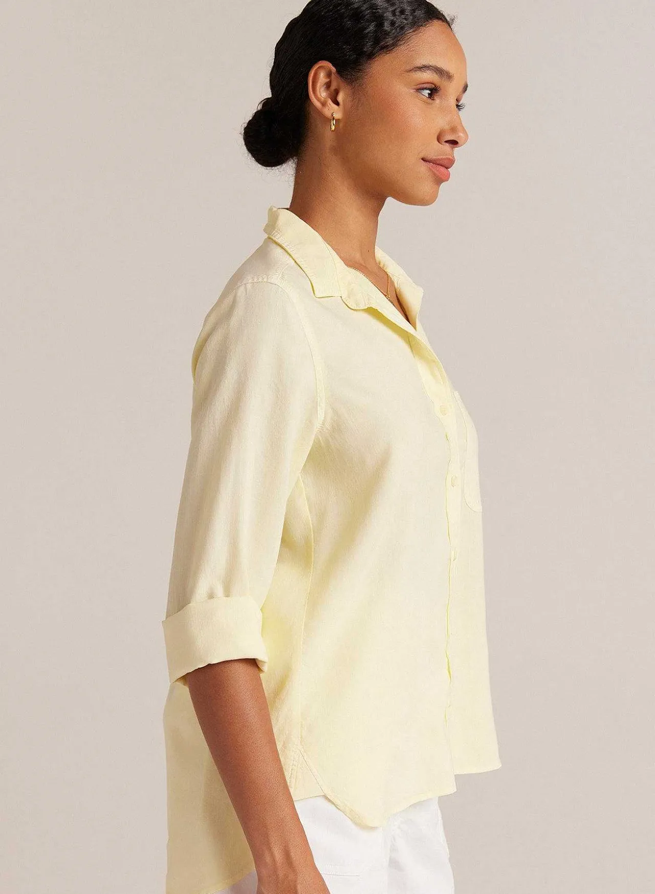 Shirt Staart Button Down - Zacht Zon>Bella Dahl Shop