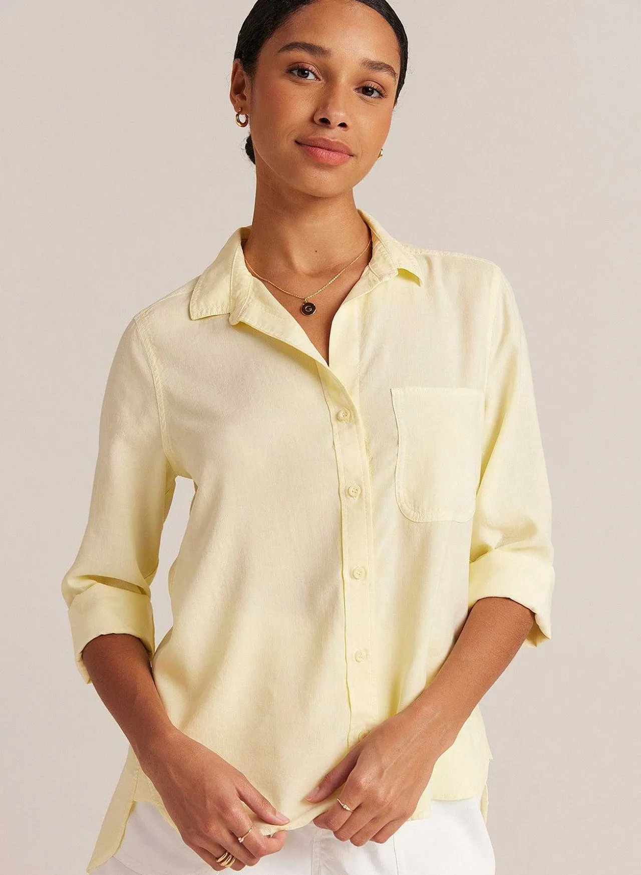 Shirt Staart Button Down - Zacht Zon>Bella Dahl Shop