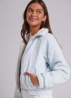 Skye Omkeerbaar Gewatteerd Jack - Vintage Frost Wash><noscript><img width=