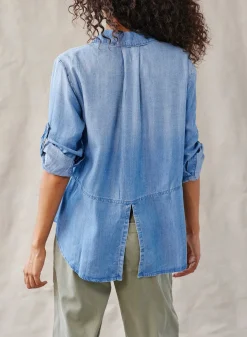 Split Achteraan, Button-Down - Medium Ombre-Wassing>Bella Dahl Outlet
