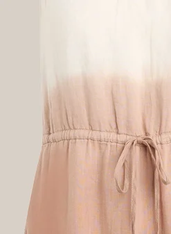 Strapless Linnen Maxi-Jurk - Coconut Ombre Dye>Bella Dahl Best Sale
