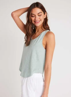 Tanktop Met Ronde Hals - Oase Groen>Bella Dahl Cheap