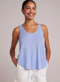 Tanktop Met Ronde Hals - Peri Blauw><noscript><img width=