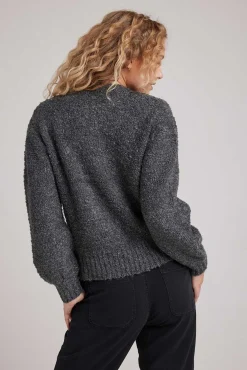Trui Met Lange Mouwen En Ronde Hals - Schaduwgrijs>Bella Dahl Outlet