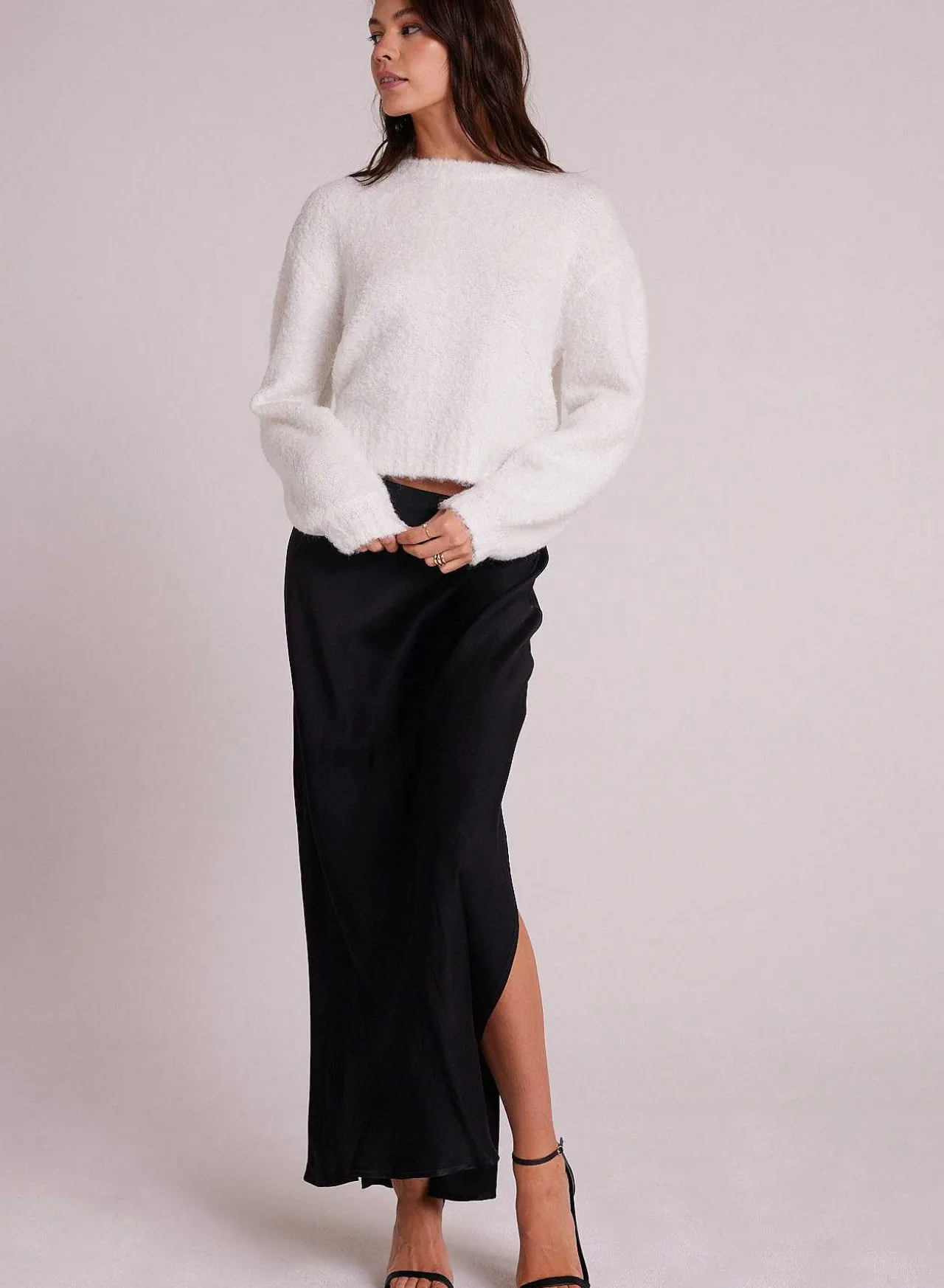 Trui Met Lange Mouwen En Ronde Hals - Winterwit>Bella Dahl Cheap