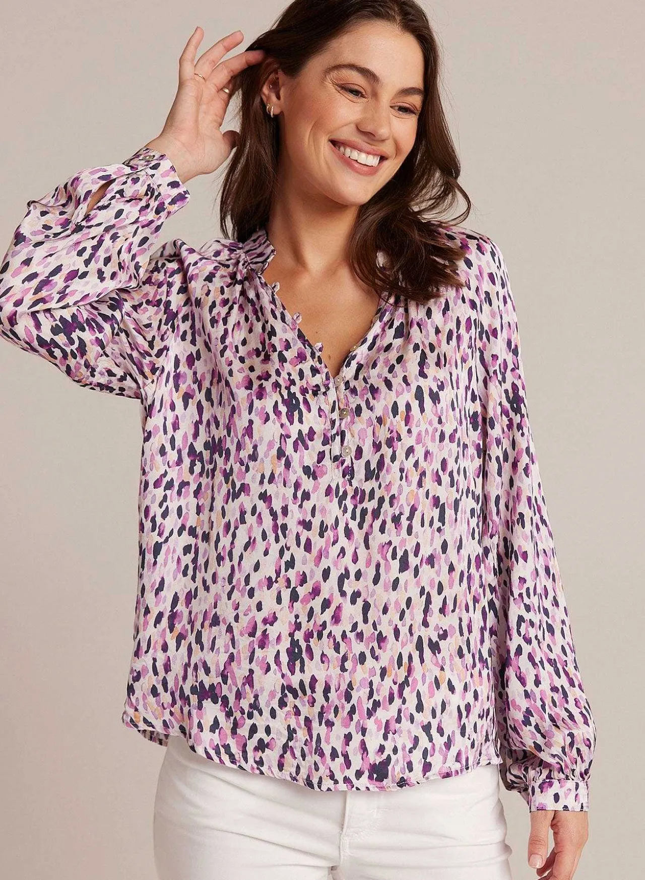 Trui Met Raglanmouwen - Confettiprint>Bella Dahl Best