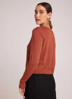 T-Shirt Met Lange Mouwen En Ronde Hals - Herfst Amber>Bella Dahl Sale