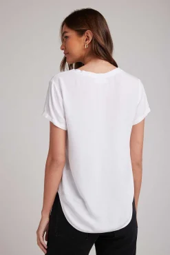 T-Shirt Met V-Hals - Wit>Bella Dahl Fashion
